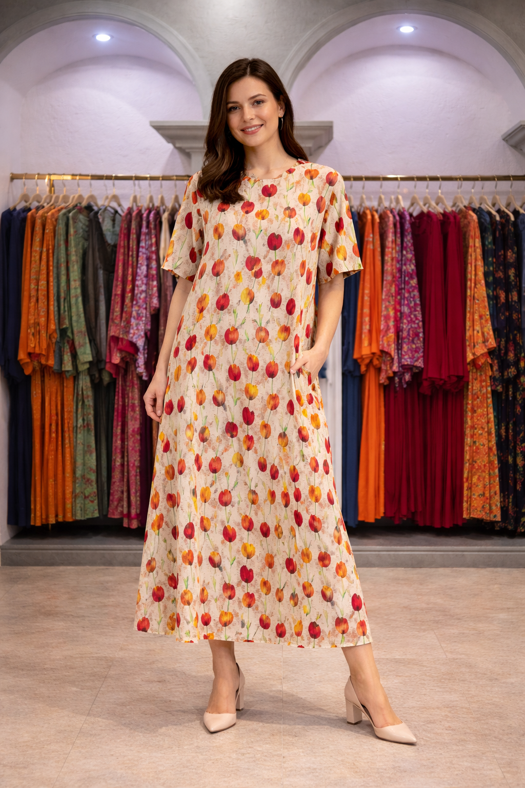 دشداشة طويل فري سايز - alternate view